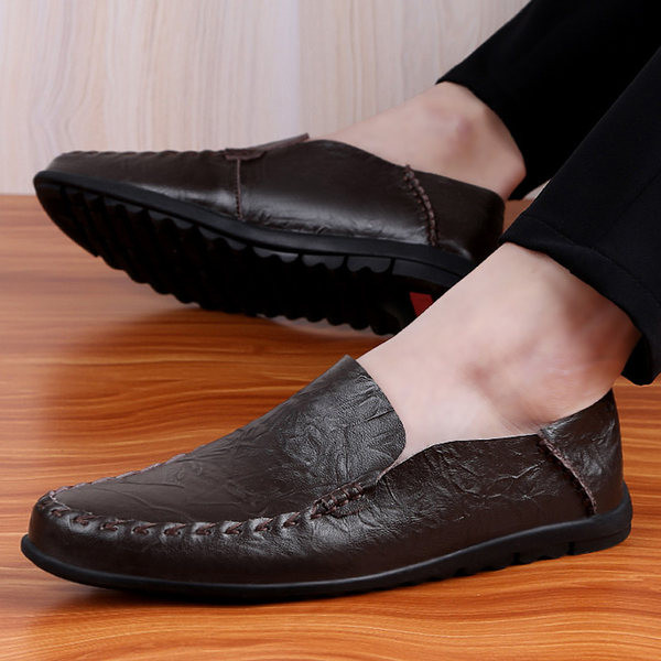 Vīriešu ikdienas apģērbs - melni loafers