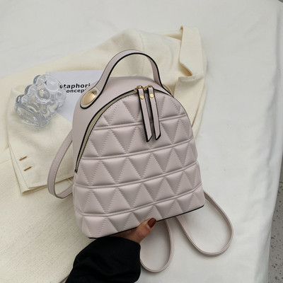 Jauna modeļa sieviešu mugursoma ar plecu rokturiem - eko āda