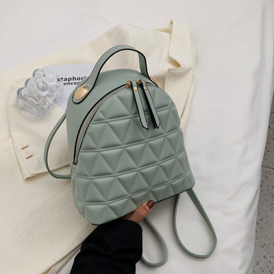 Jauna modeļa sieviešu mugursoma ar plecu rokturiem - eko āda