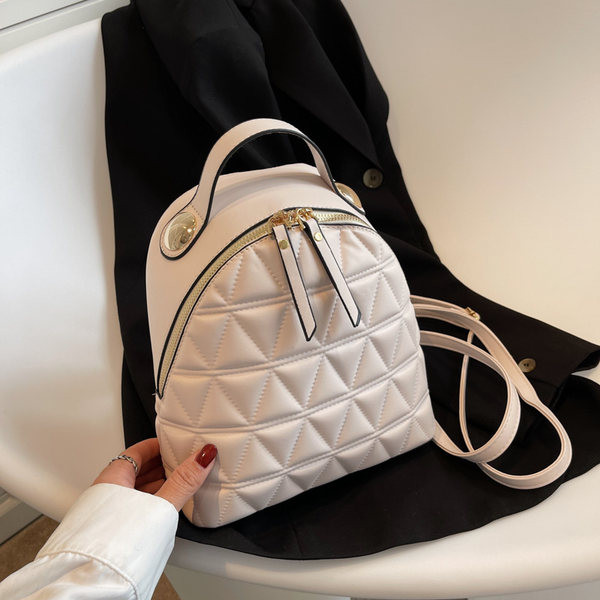 Jauna modeļa sieviešu mugursoma ar plecu rokturiem - eko āda