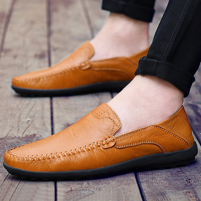 Vīriešu mokasīni no eko ādas - trīs krāsas