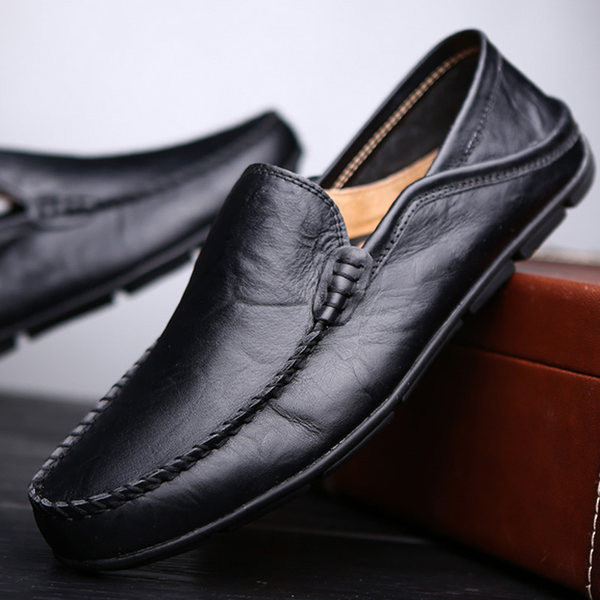 Vīriešu mokasīni no eko ādas - trīs krāsas