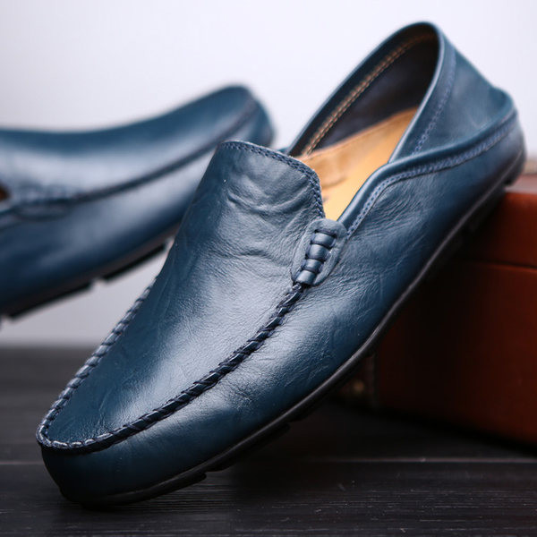 Vīriešu mokasīni no eko ādas - trīs krāsas