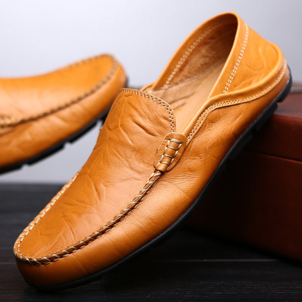 Vīriešu mokasīni no eko ādas - trīs krāsas