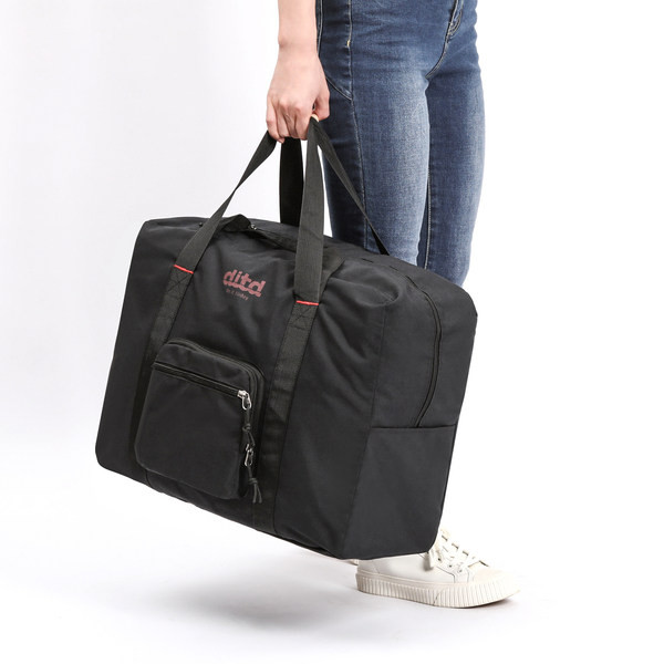 Textil kézitáska elülső zsebbel