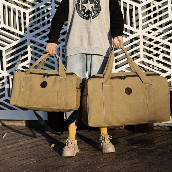 Ceļojumu soma ar garu rokturi un rāvējslēdzēju