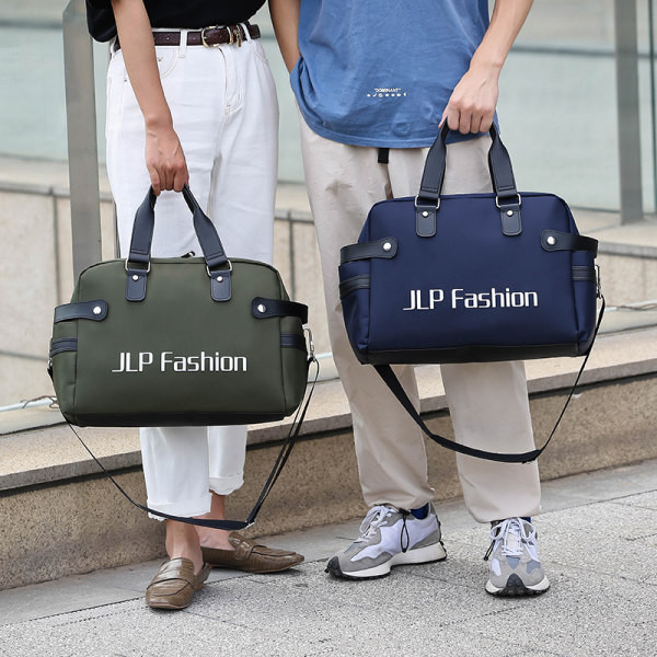 Utazótáska fogantyúval és felirattal