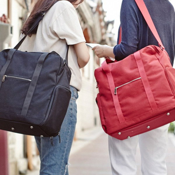 Ceļojumu tekstila soma divās krāsās