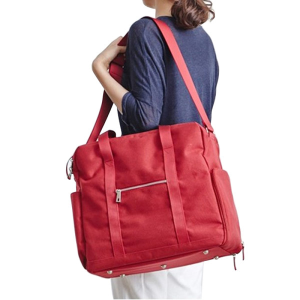 Ceļojumu tekstila soma divās krāsās