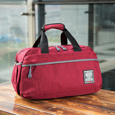 Hordozható utazási kézipoggyász rövid pántokkal