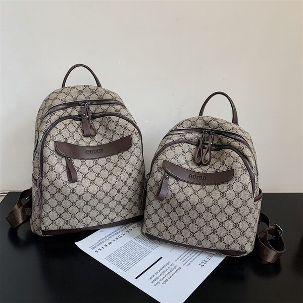 Lezser több rekeszes női hátizsák