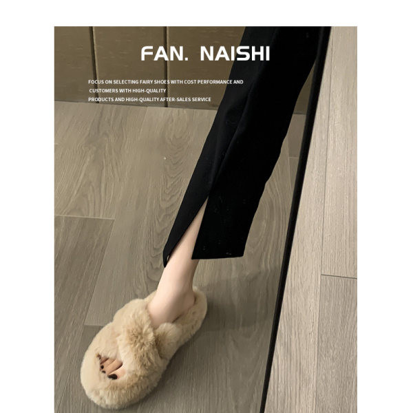 Jauns sieviešu dūnu čību modelis melnā un bēšā krāsā