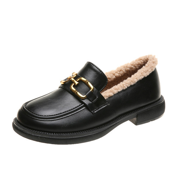 Rudens-ziemas mokasīni ar metāla elementu