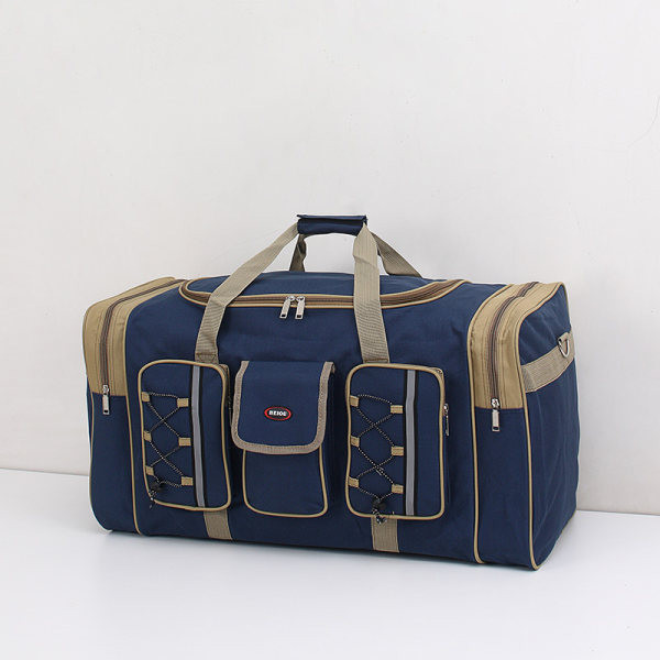 Pārnēsājama ceļojumu soma ar rāvējslēdzēju un kabatu