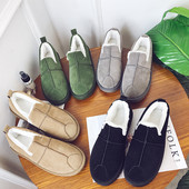 Μοντέρνα γυναικεία μοκασίνια με ζεστή φόδρα κατάλληλα για τον χειμώνα