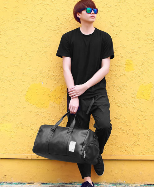 Logotipas vyriškas odinis krepšys