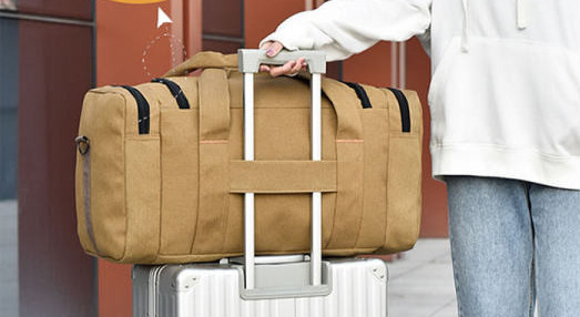 Tekstila soma ar kabatu trīs krāsās