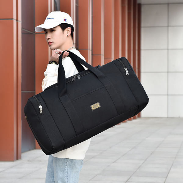 Tekstila soma ar kabatu trīs krāsās