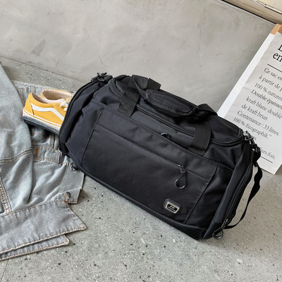 Φορητή αθλητική τσάντα με φερμουάρ και τσέπη