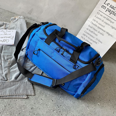 Φορητή αθλητική τσάντα με φερμουάρ και τσέπη