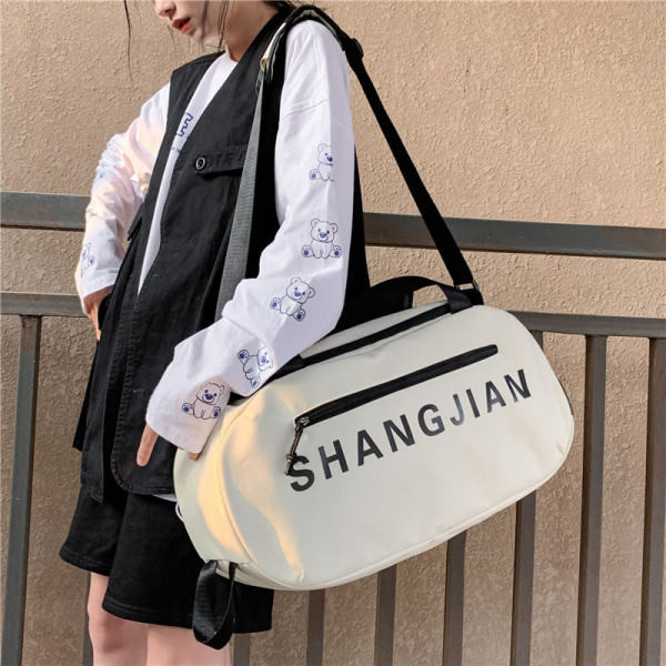 Casual τσάντα με γράμματα και χερούλι