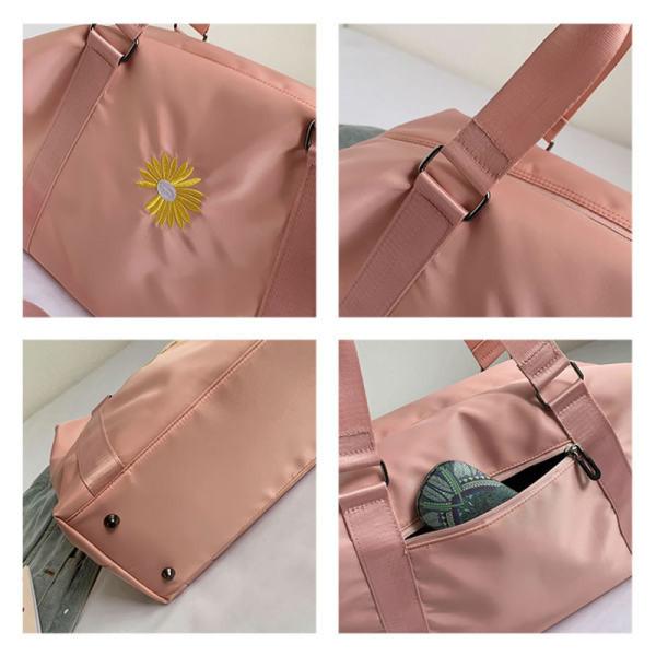 Sieviešu ceļojumu soma ar izšuvumu