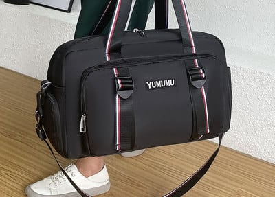 Sporta soma ar logotipu un garu plecu siksnu