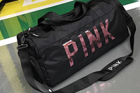 Textil sporttáska flitterekkel