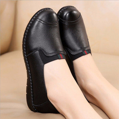 Sieviešu melni ādas kurpes