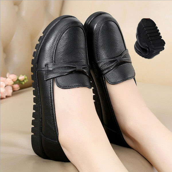 Sieviešu ādas mokasīni