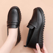 Sieviešu mokasīni no eko ādas - ar plakanu zoli