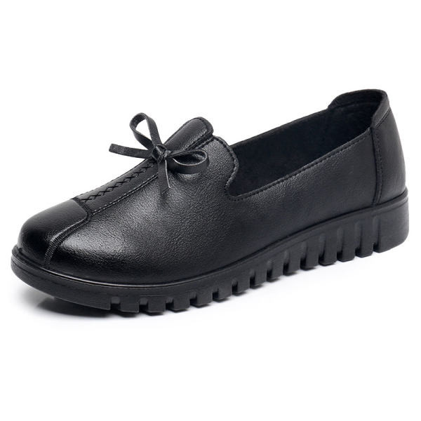 Női alkalmi naplopók durva talppal és szalaggal