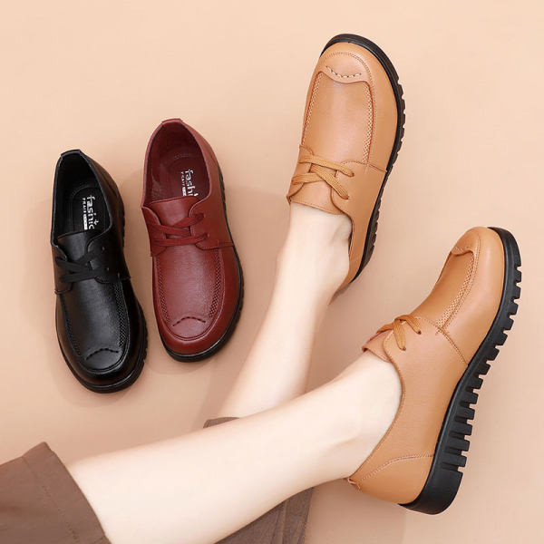 Modes ādas mežģīņu kurpes sievietēm