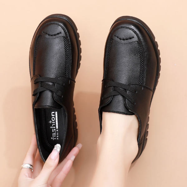 Modes ādas mežģīņu kurpes sievietēm