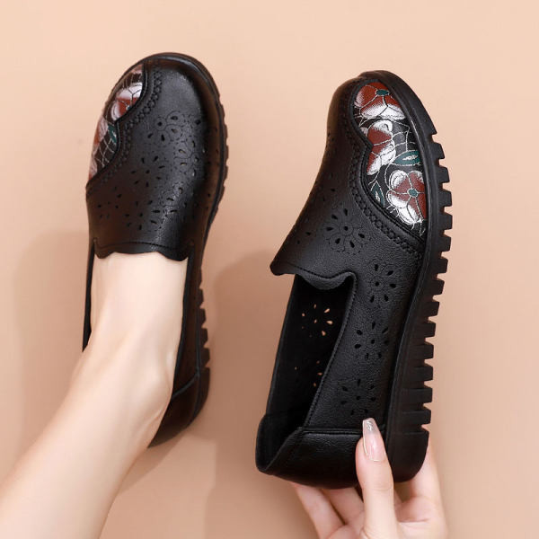 Modne ljetne ženske mokasine od eko kože