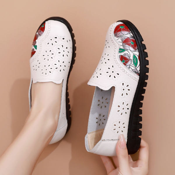 Modne ljetne ženske mokasine od eko kože