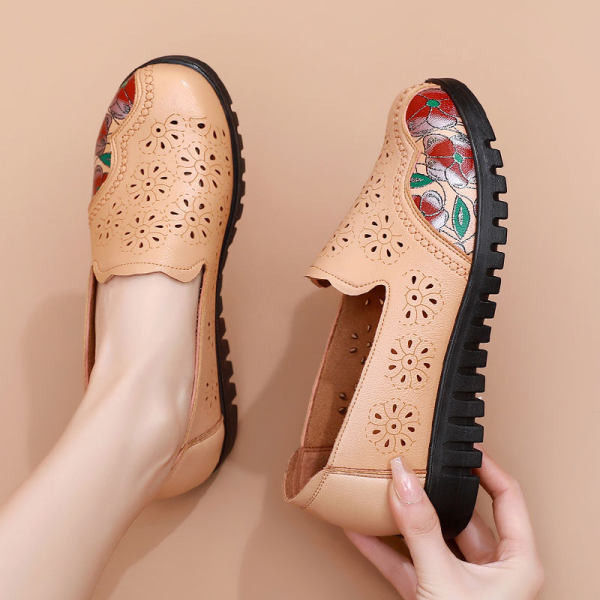 Modne ljetne ženske mokasine od eko kože