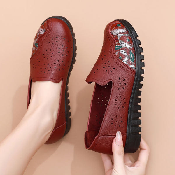 Modne ljetne ženske mokasine od eko kože