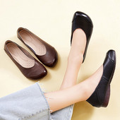 Sieviešu mokasīni ar noapaļotu rakstu