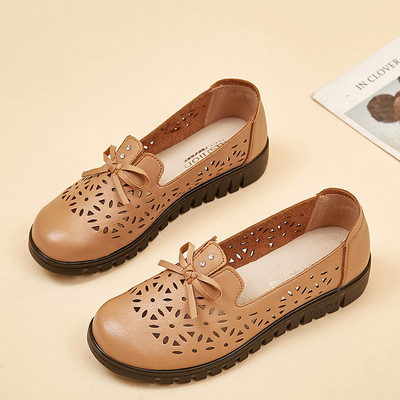 Ikdienas raksta sieviešu mokasīni ar lentīti