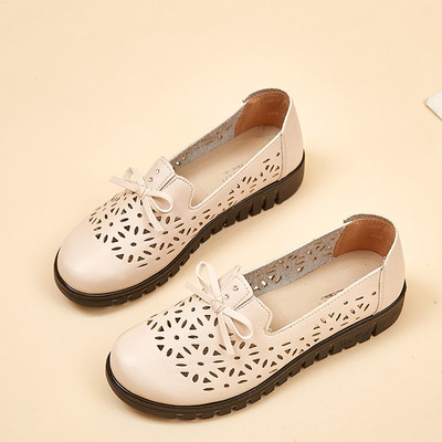 Ikdienas raksta sieviešu mokasīni ar lentīti