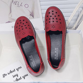 Sieviešu mokasīna tipa apavi no eko ādas, ikdienas modelis