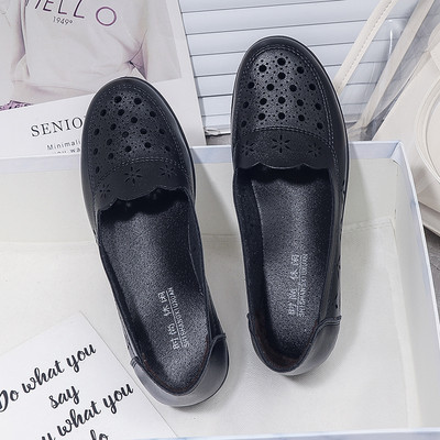 Sieviešu mokasīna tipa apavi no eko ādas, ikdienas modelis