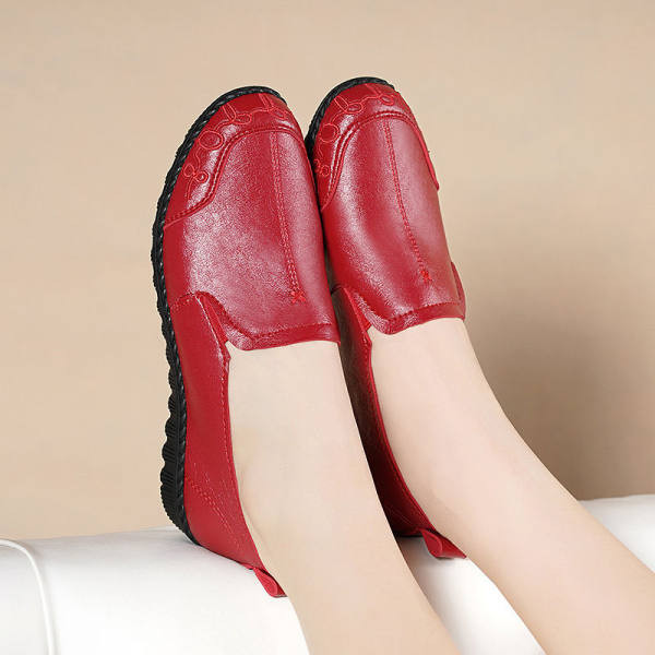 Pavasara-rudens ikdienišķas plakanas zoles eko-ādas loafers