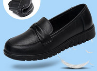 Sieviešu mokasīni no eko ādas noapaļota modeļa