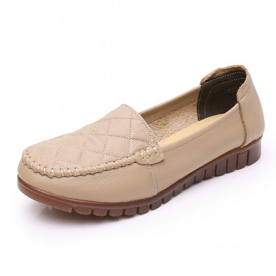 Jauna modeļa retro eko ādas mokasīni sievietēm