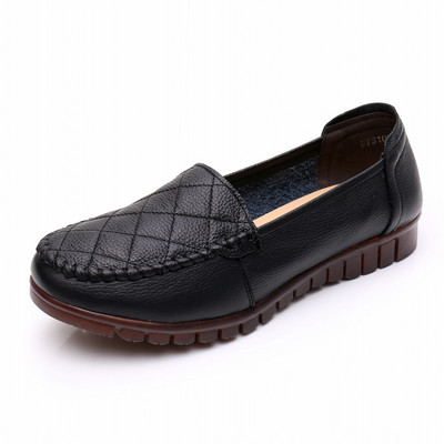 Jauna modeļa retro eko ādas mokasīni sievietēm