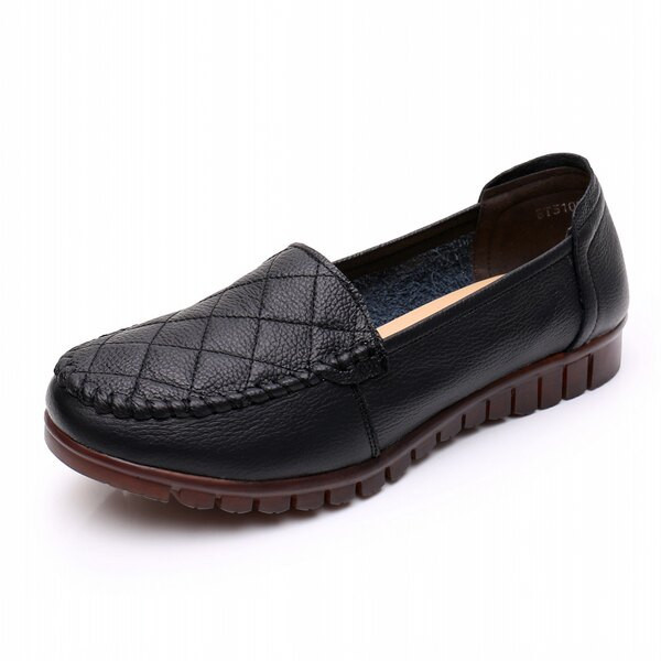 Jauna modeļa retro eko ādas mokasīni sievietēm