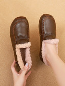 Sieviešu mokasīnu retro modelis ar oderi