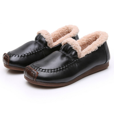 Sieviešu mokasīnu retro modelis ar oderi